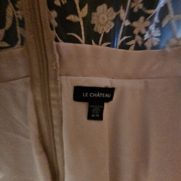 High low satin, lace prom dress size M - Picture 3 of 5